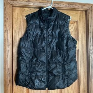 Tribal Preowned Black Puffer Vest Size XL
